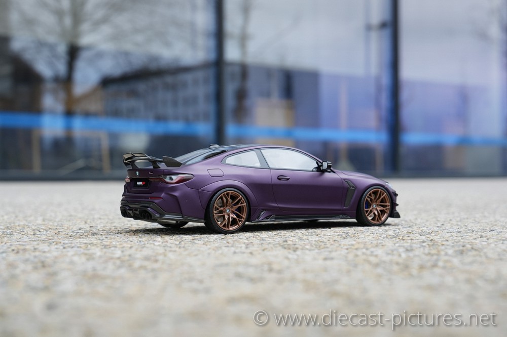 BMW M4 G82 DarwinPRO by Humans Purple Black GLM 1/18