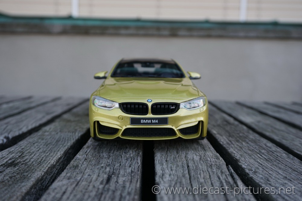 BMW M4 Yellow F82 Competition GT Spirit 1:18