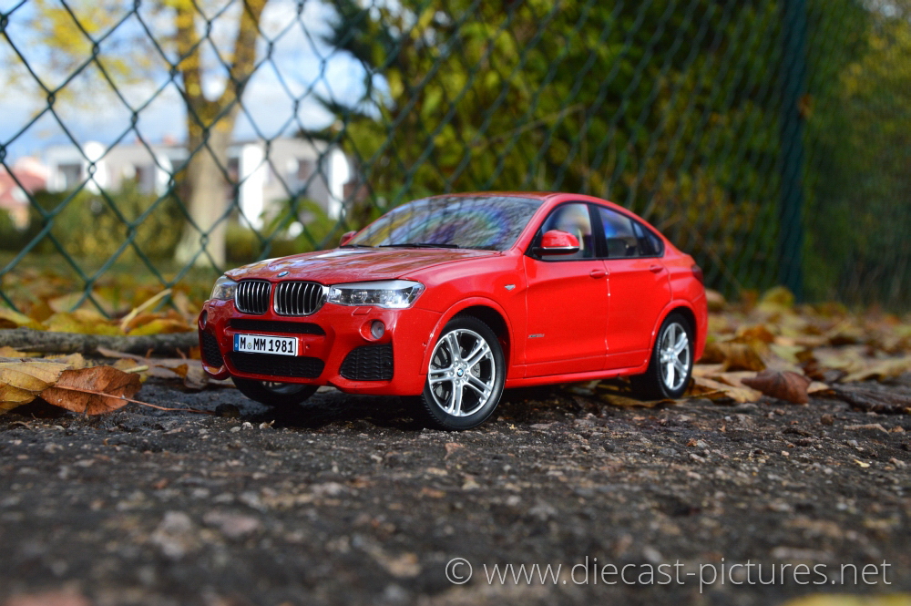 BMW X4 F26 Red Paragon models 1:18