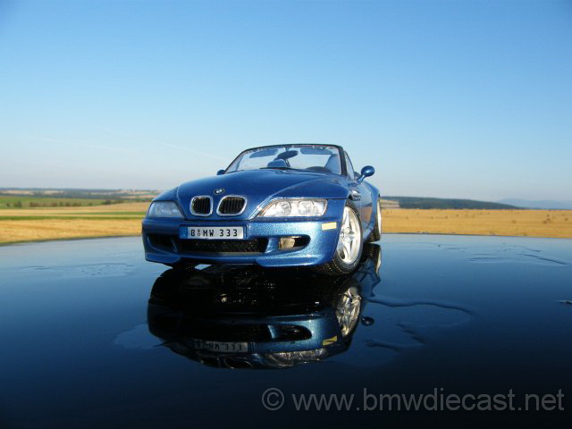 BMW Z3 E36 Blue Bburago 1:18