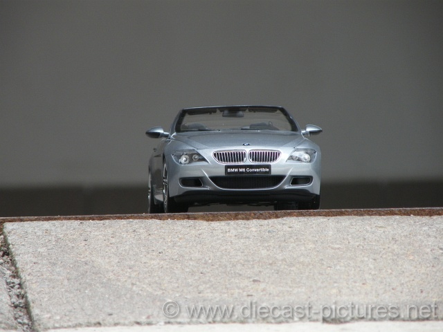 BMW M6 Cabrio E63 Silver Kyosho 1:18