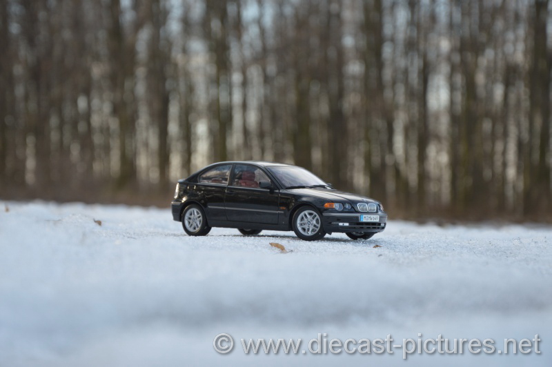 BMW 325ti Compact E46 Black Kyosho 1:18